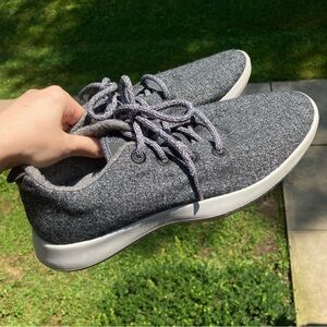 Allbirds Men's Size 10 Wool Runners Mizzles Merino Wool Grey Sneakers